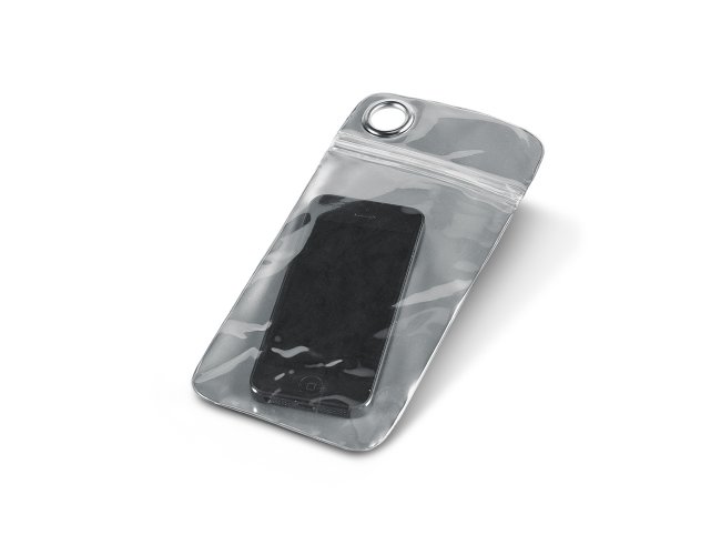 Bolsa para celular. PVC. Impermevel (no aconselhvel imerso). Permit