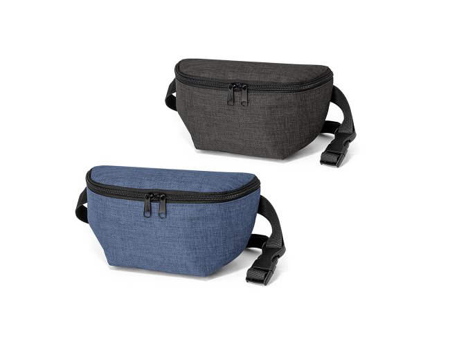 Bolsa de cintura. 600D de alta densidade. Ala ajustvel em webbing.