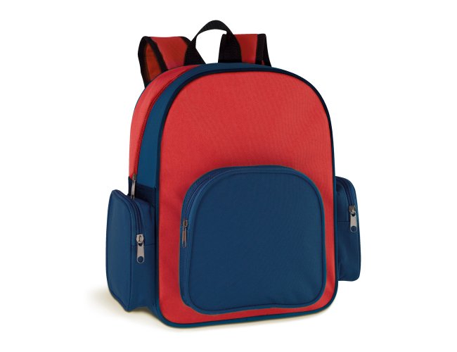 Mochila. 600D. Bolso frontal e bolsos laterais com zper.      240 x 32