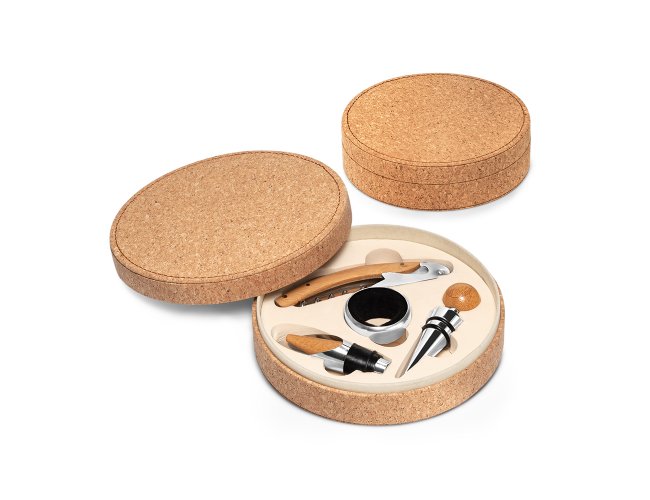 Conjunto para vinho. Cortia. Saca-rolhas com canivete de sommelier, ga