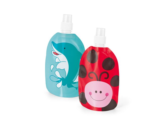 Squeeze dobrvel. PA e PE. BPA free. Capacidade at 350 ml. Food grade.