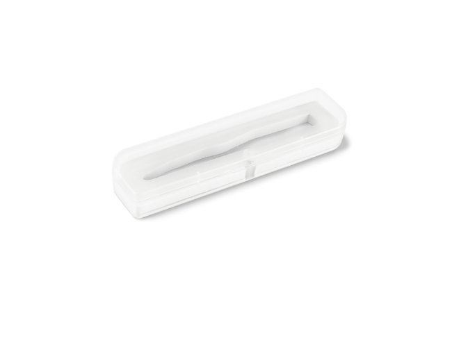 Caixa para pen drive. PP transparente, com im. Venda exclusiva em conj
