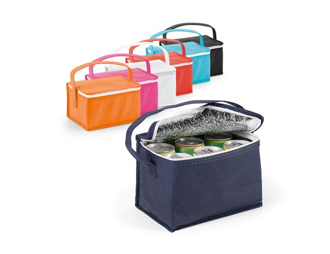 Bolsa trmica. Non-woven: 80 g/m. Capacidade at 3 litros. Food grade.