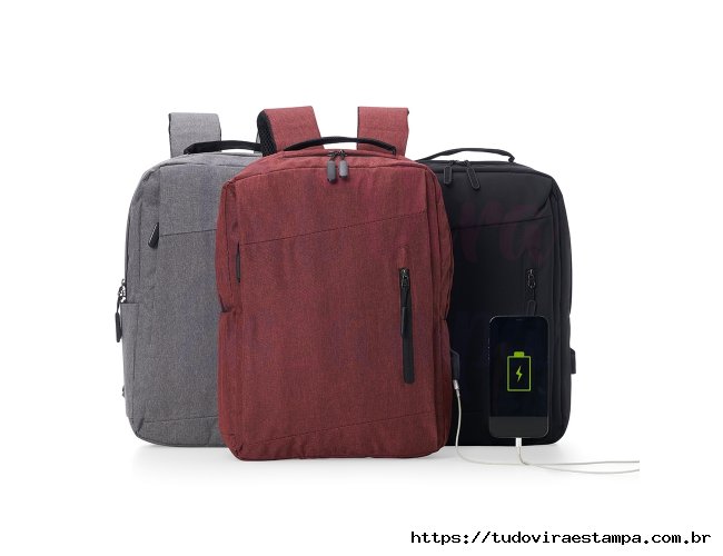 Mochila de Nylon USB 21L