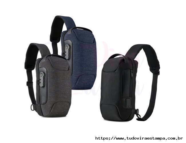 Mochila De Ombro USB - Nexus Brindes