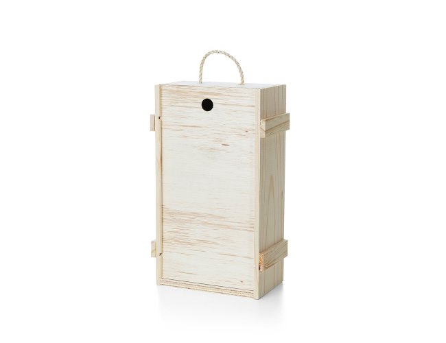 Porta Vinho de Madeira para 2 Garrafas