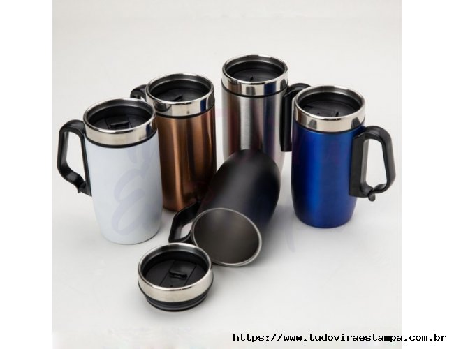 Caneca Inox Parede Dupla 275 ml